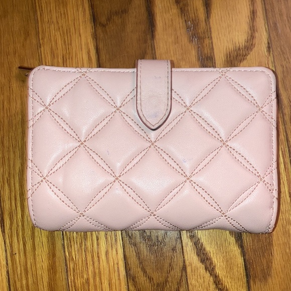 Women’s Kate Spade light pink quilted wallet - Picture 3 of 6